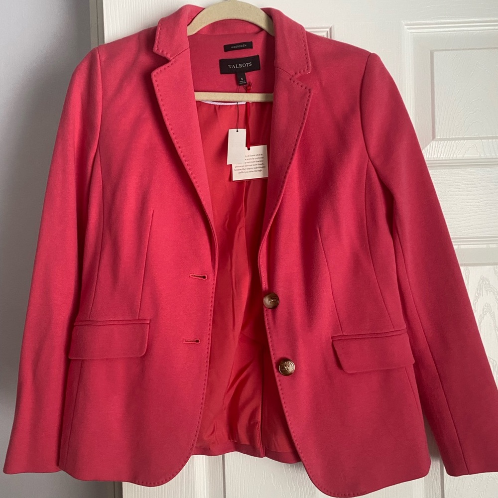 Talbots Vibrant Pink Women's Blazer